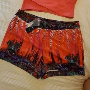 Bebe Cuffed Shorts Size 8